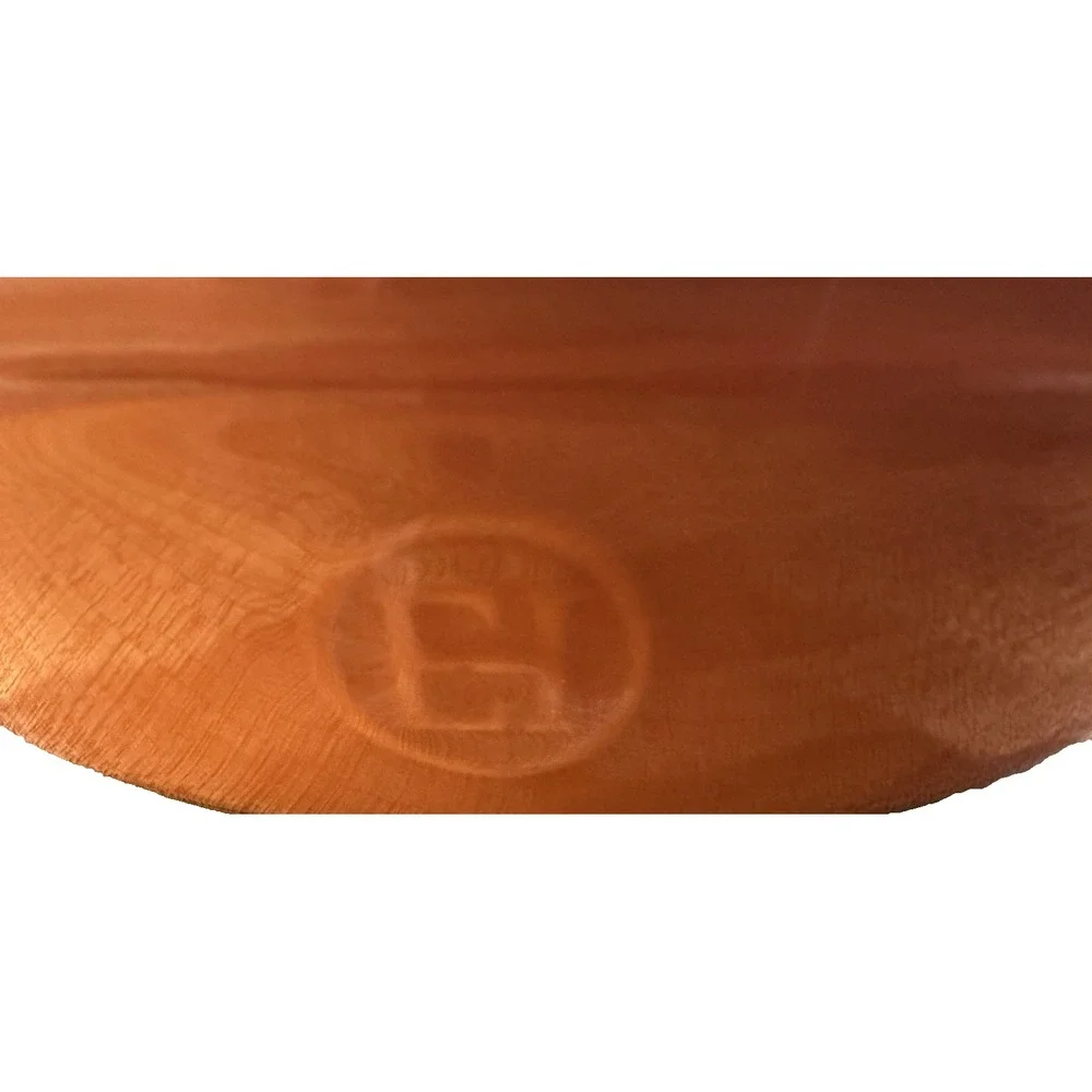 Emile Henry Ruffled Pie Dish French Ceramic Artisan Tan 10